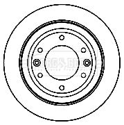 BORG & BECK Тормозной диск BBD5188